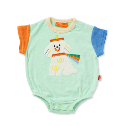 Puppy Park Terry Short Sleeve Bodysuit