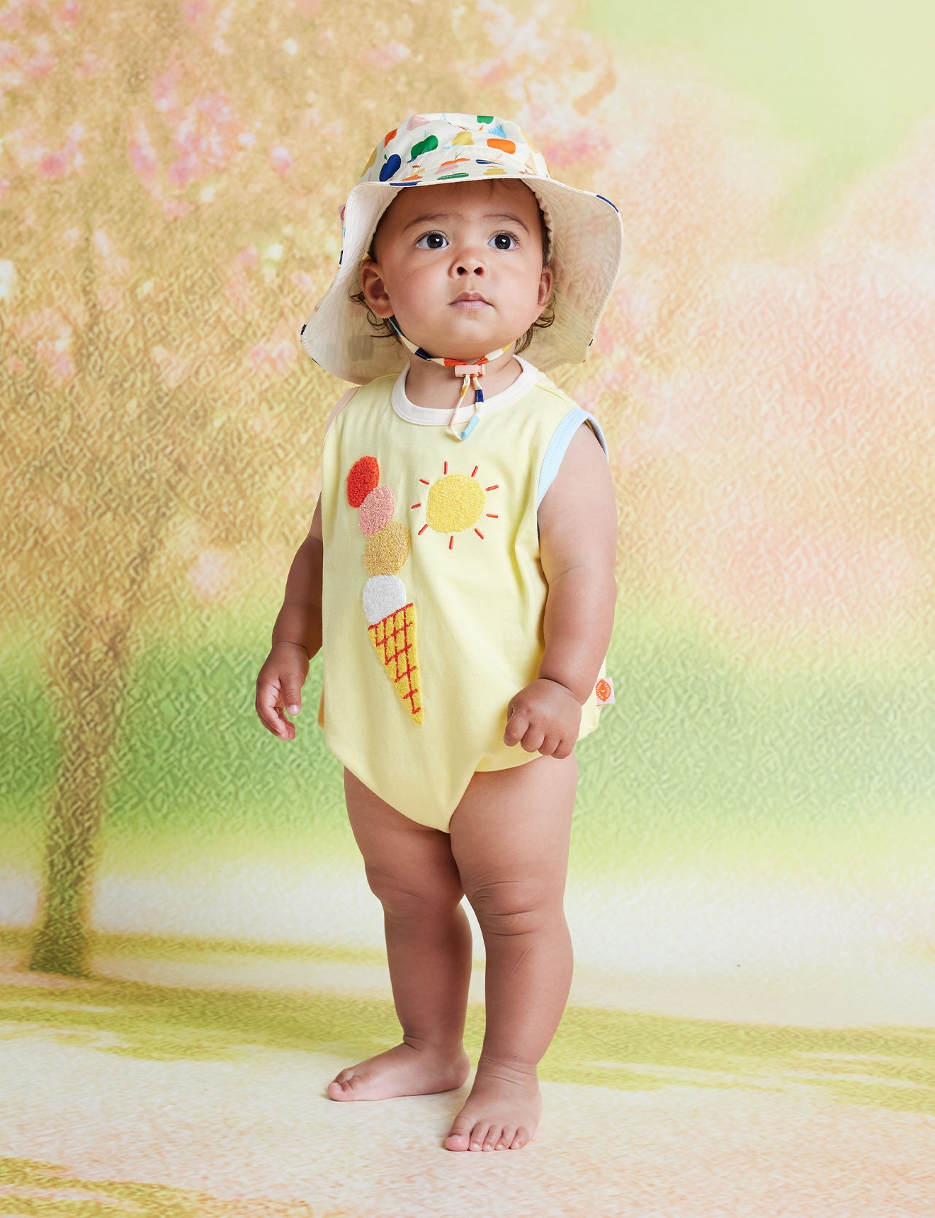 Cotton Singletsuit / Tiny Orchard
