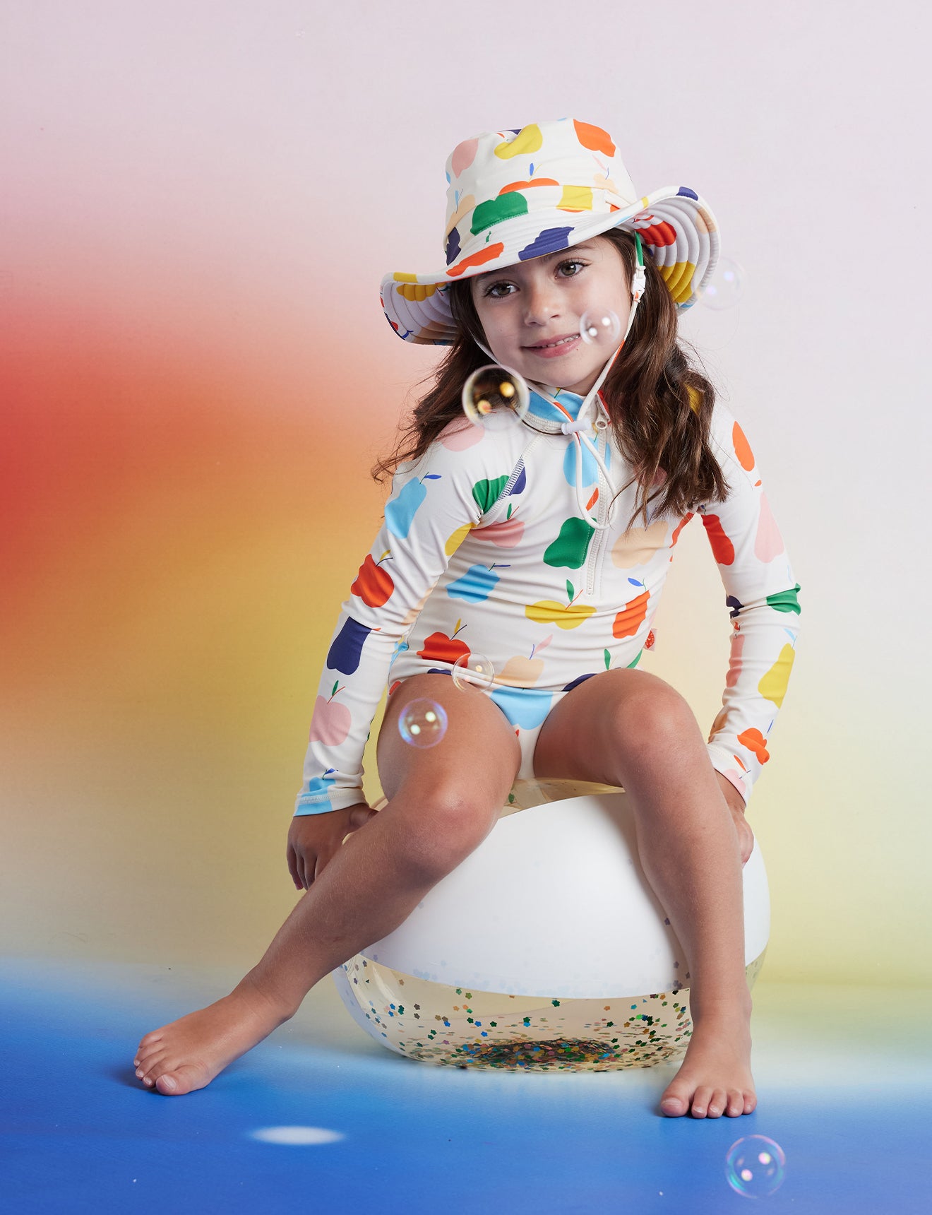 Swim Bucket Hat / Tiny Orchard