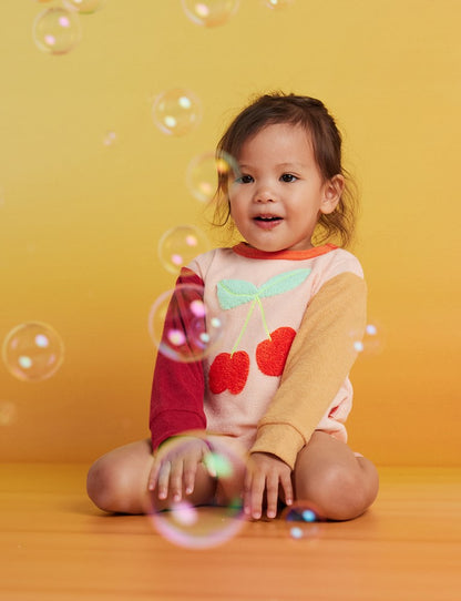 Terry Long Sleeve Bodysuit / Tiny Orchard