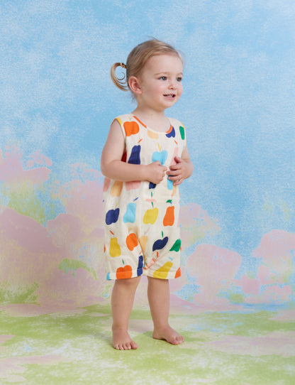 Woven Romper / Tiny Orchard