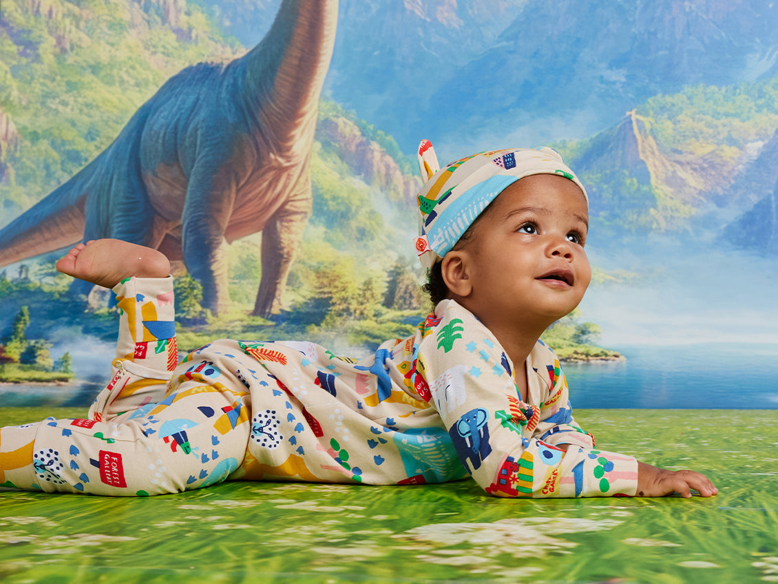 Trail Of Treasures Long Sleeve Romper