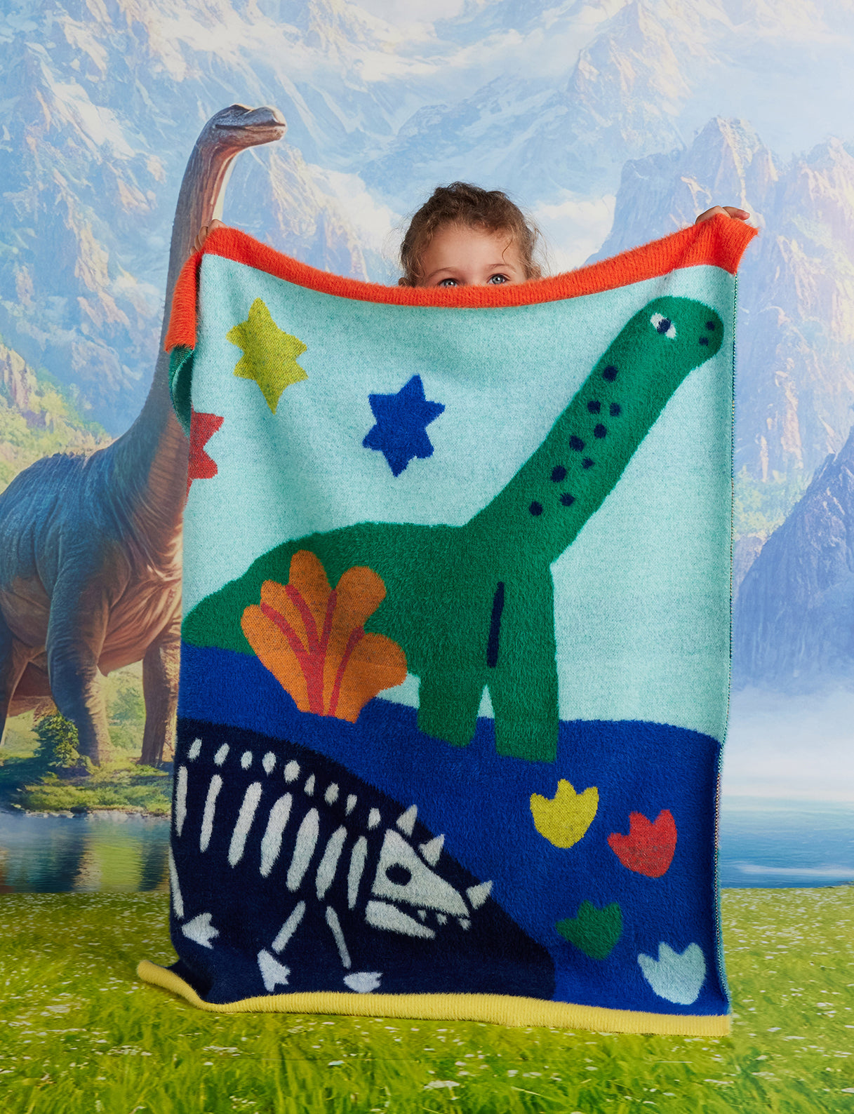 Trail Of Treasures Knit Blanket