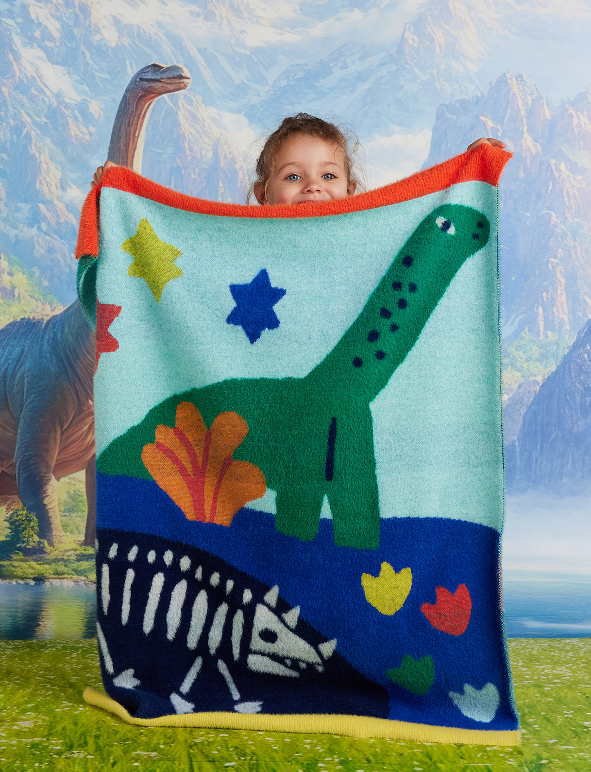 Trail Of Treasures Knit Blanket