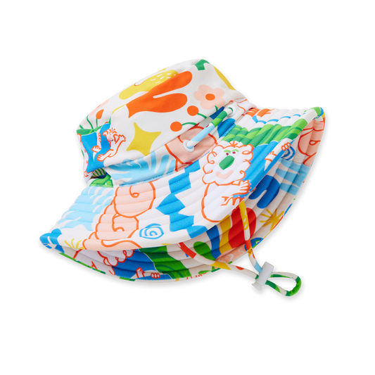 Swim Bucket Hat / Tropicool