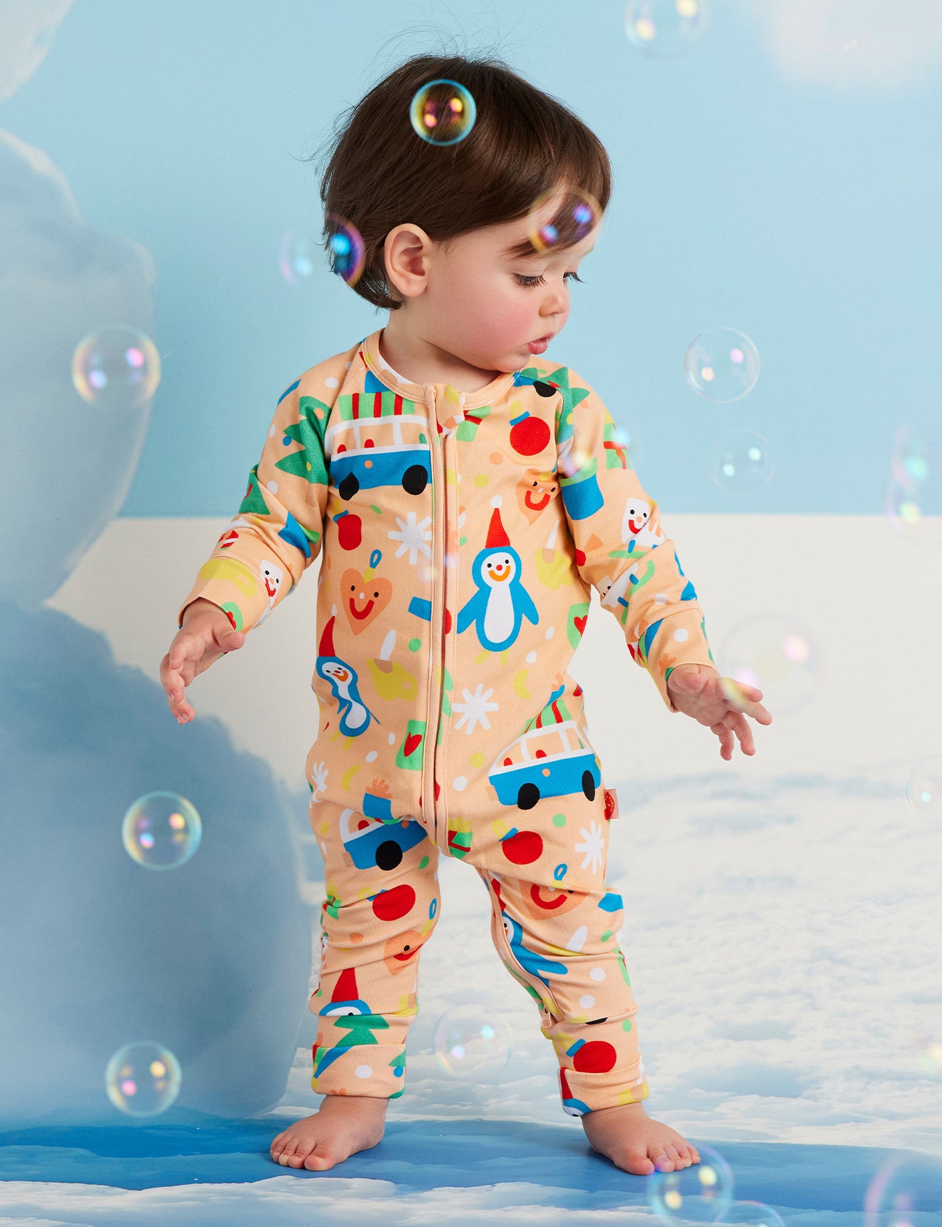 Twinkle Town Long Sleeve Romper