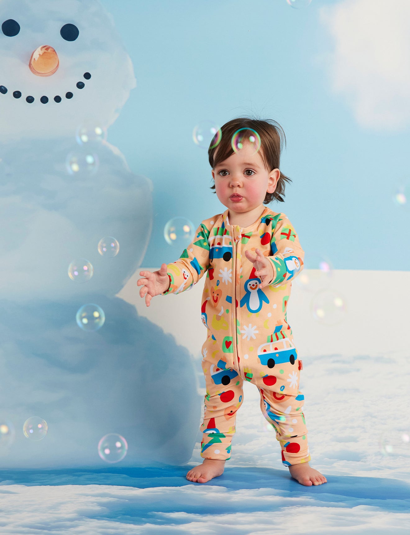 Twinkle Town Long Sleeve Romper