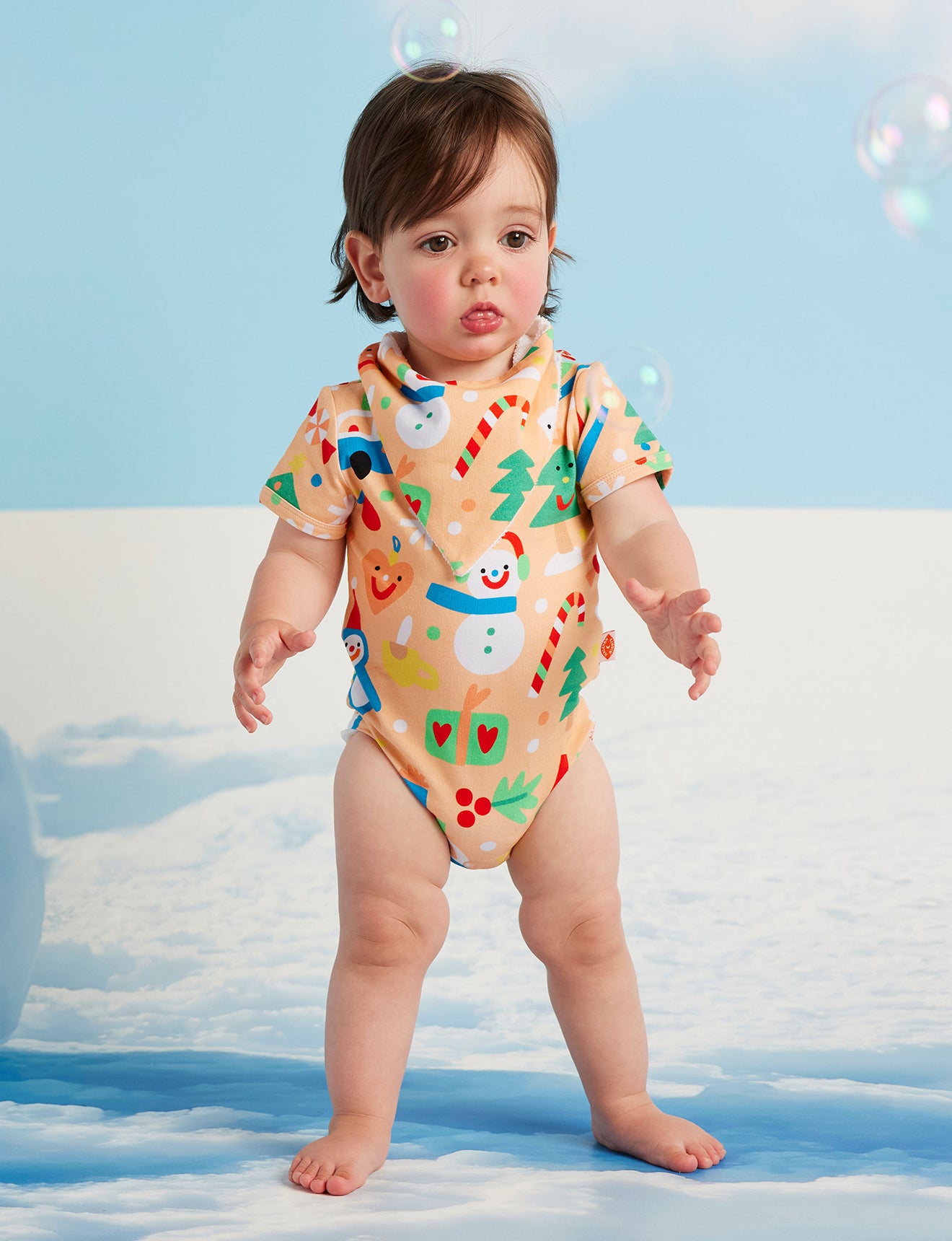 Twinkle Town Baby Bib