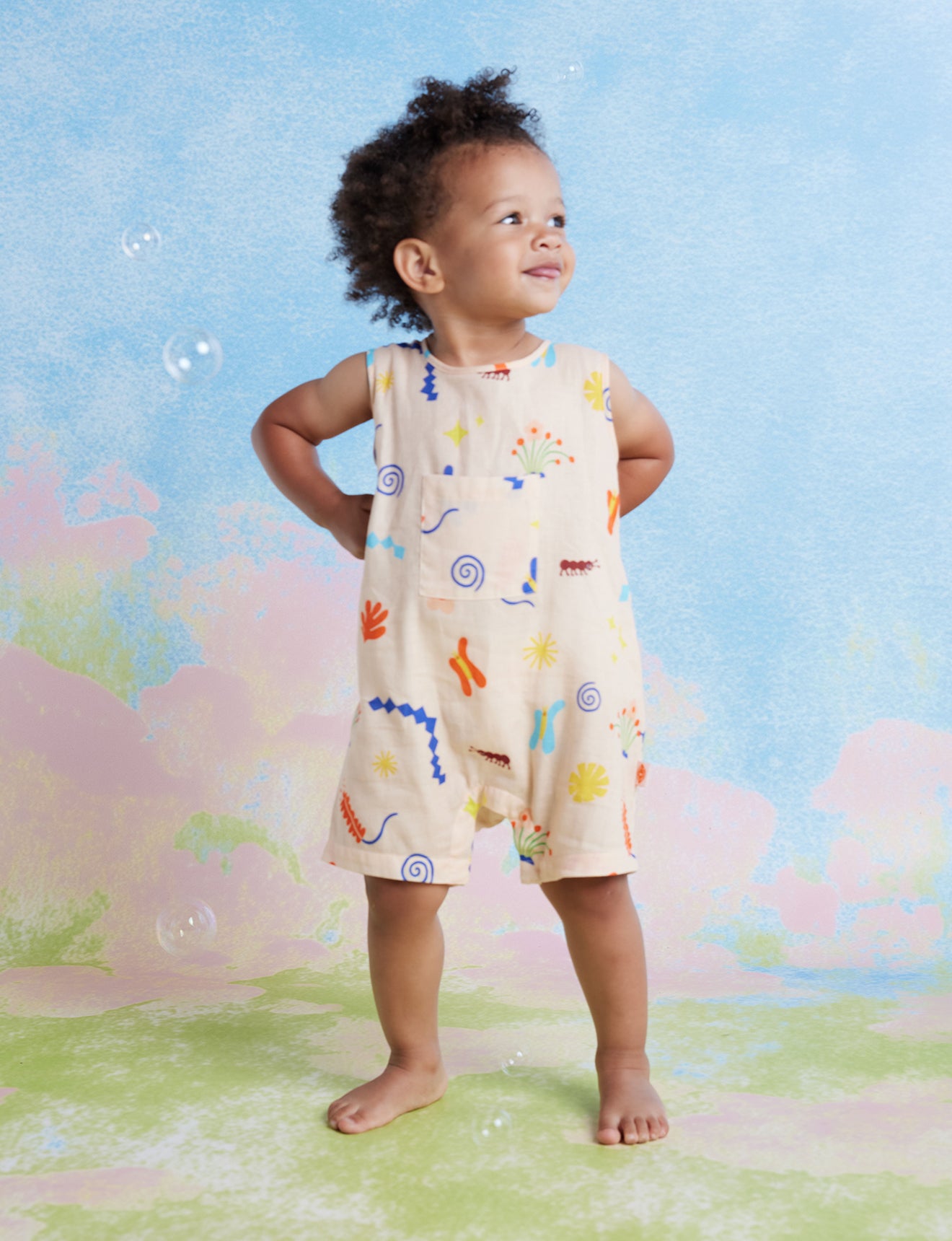 Woven Romper / Wiggle Wonders