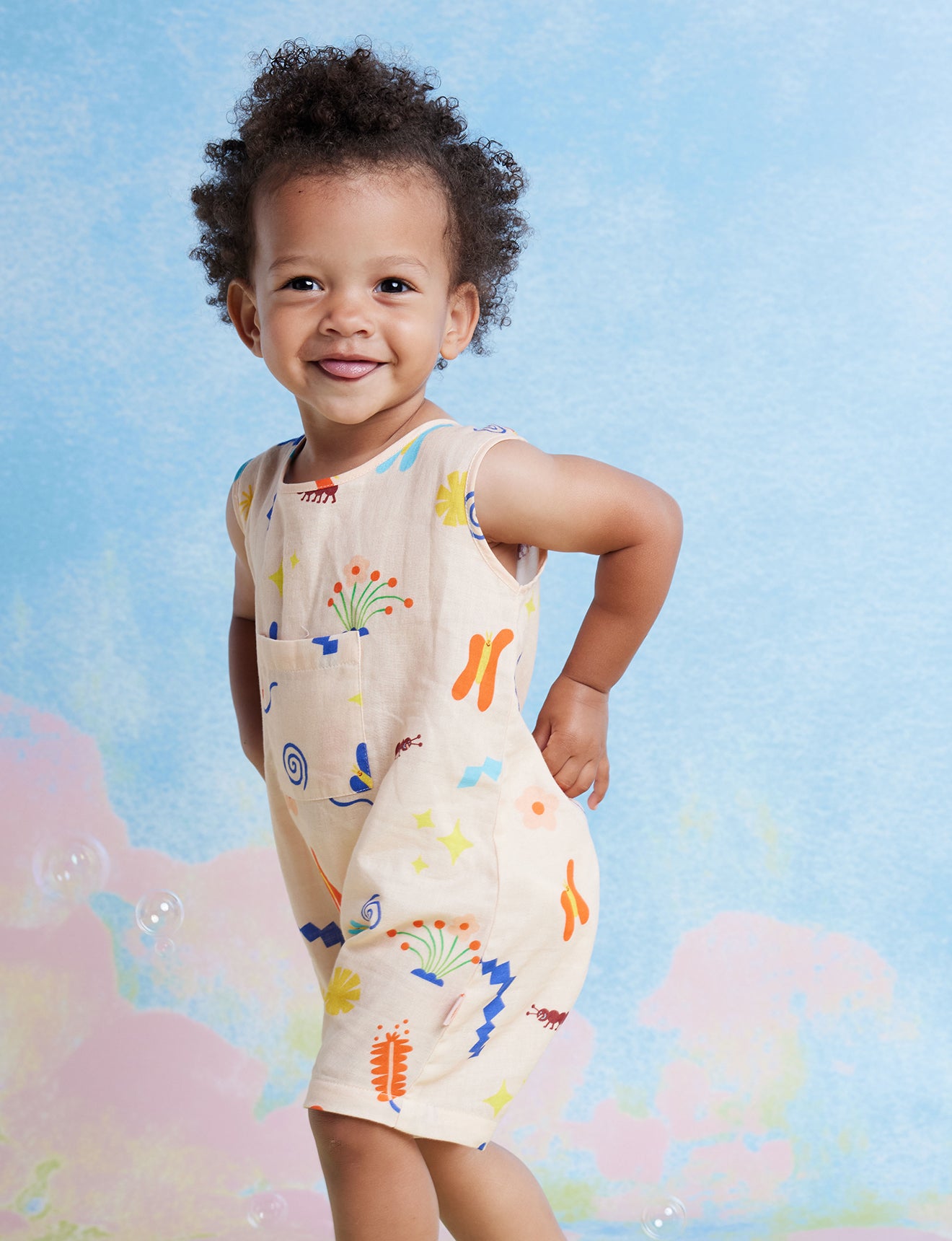 Woven Romper / Wiggle Wonders