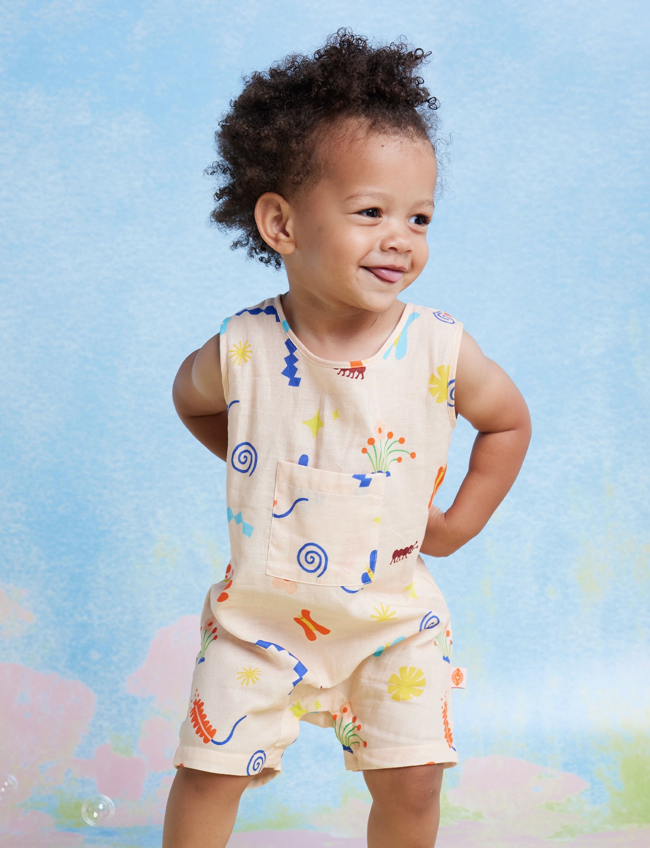 Woven Romper / Wiggle Wonders