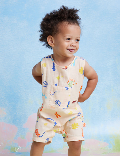 Woven Romper / Wiggle Wonders