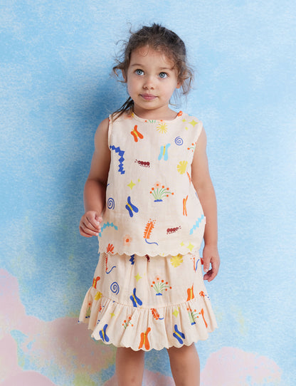 Woven Frill Skirt / Wiggle Wonders
