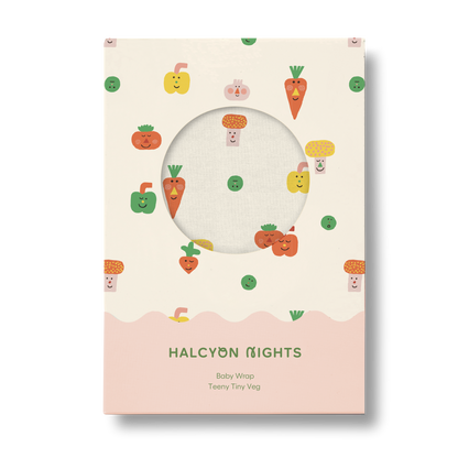 Teeny Tiny Veg Baby Wrap (Swaddle)