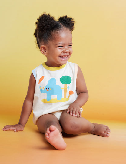 Cotton Singletsuit / Zoo Crew