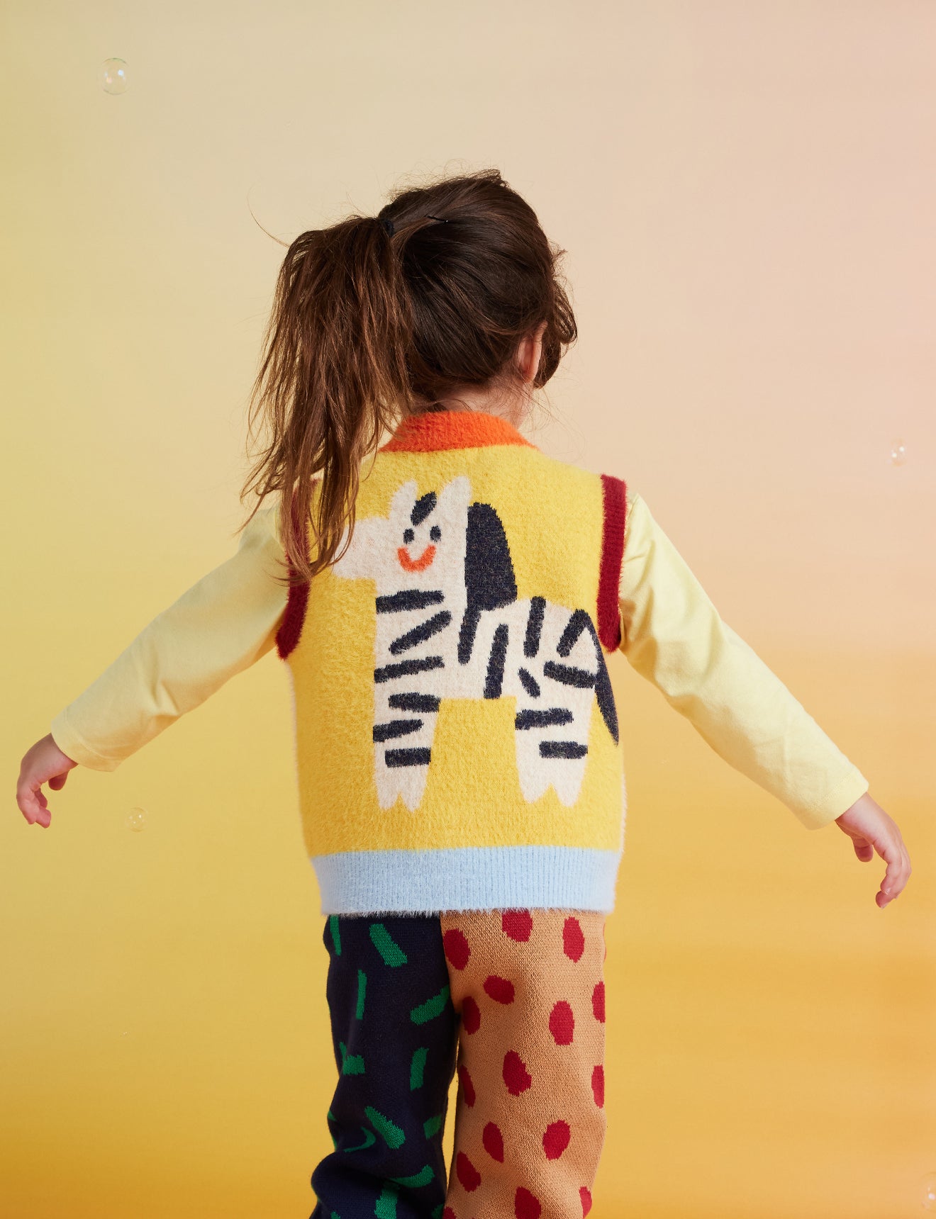 Fluffy Knit Vest / Zoo Crew