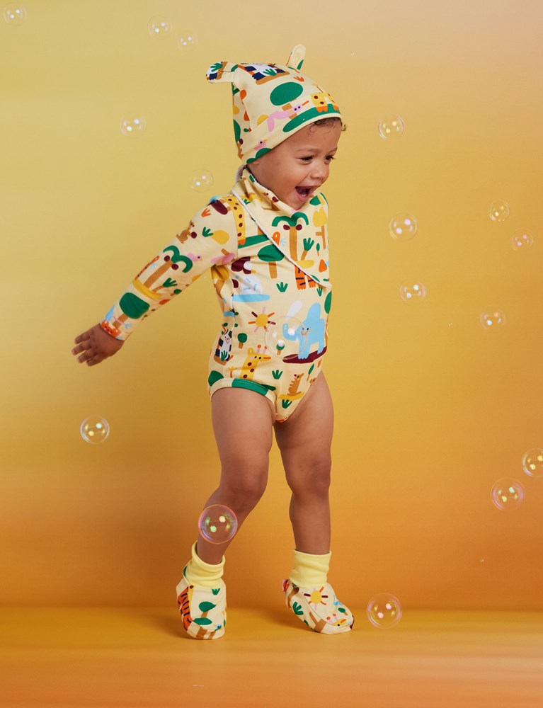 Long Sleeve Bodysuit / Zoo Crew