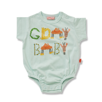 G'day Baby Short Sleeve Bodysuit