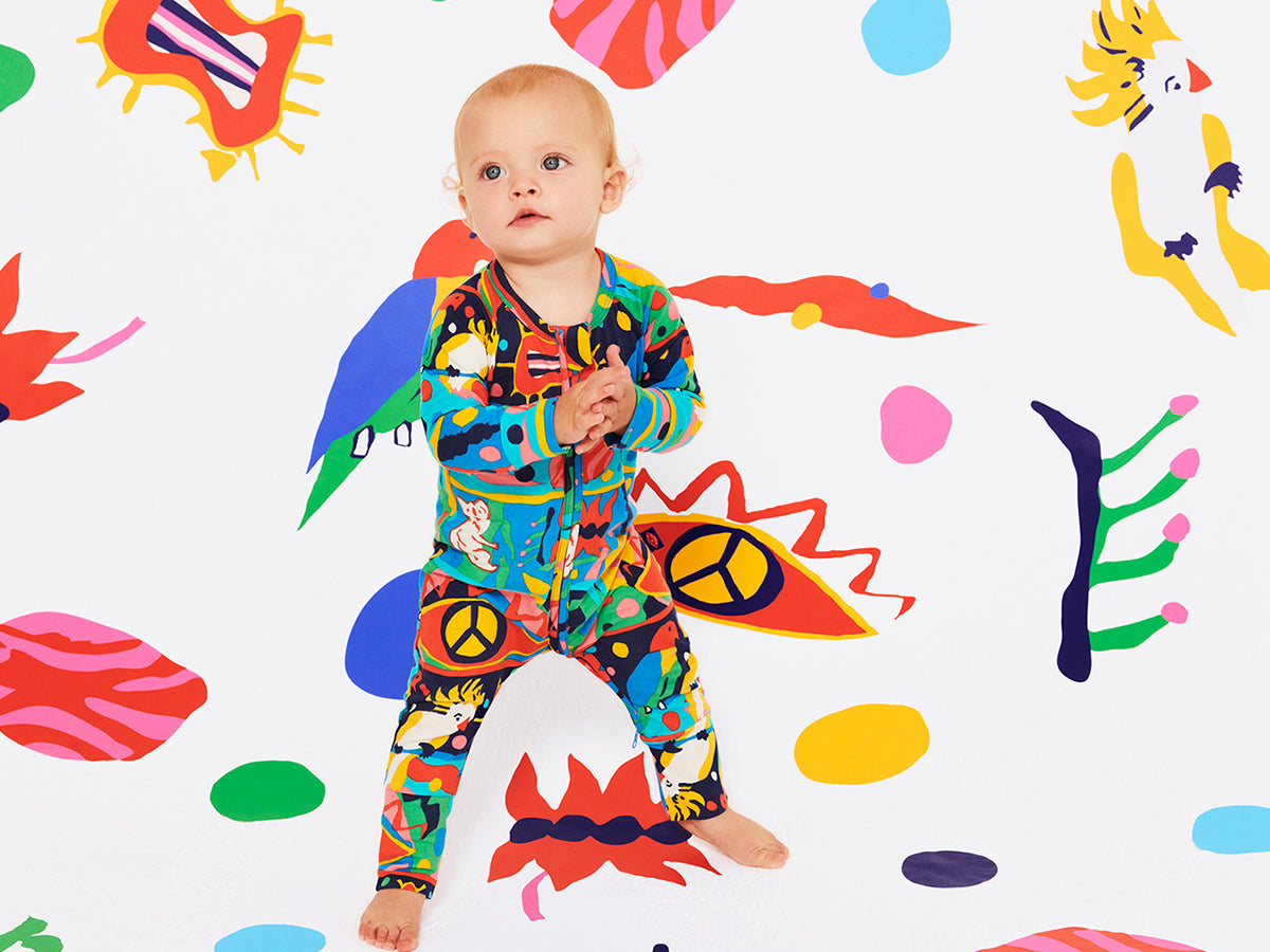 Bush Paradise Long Sleeve Romper