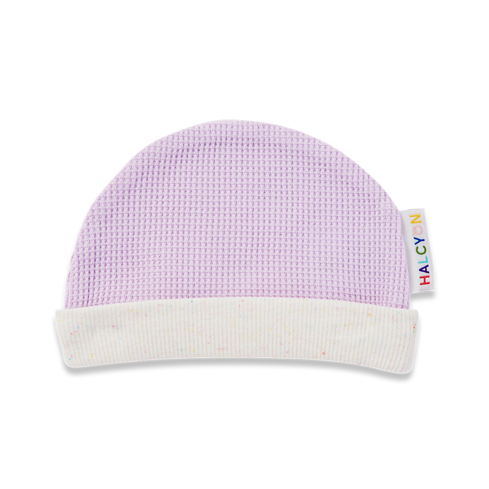 Lovely Lilac Organic Baby Hat