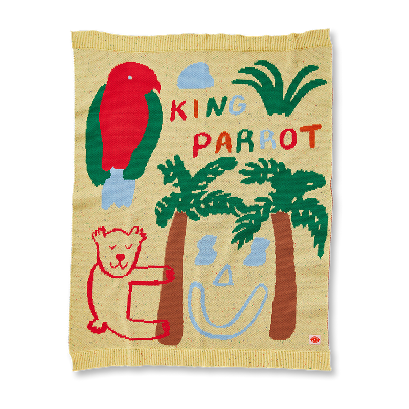 King Parrot Baby Blanket