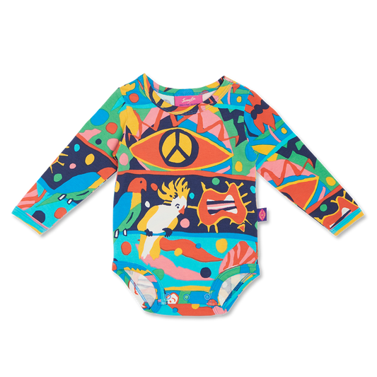 Bush Paradise Long Sleeve Bodysuit