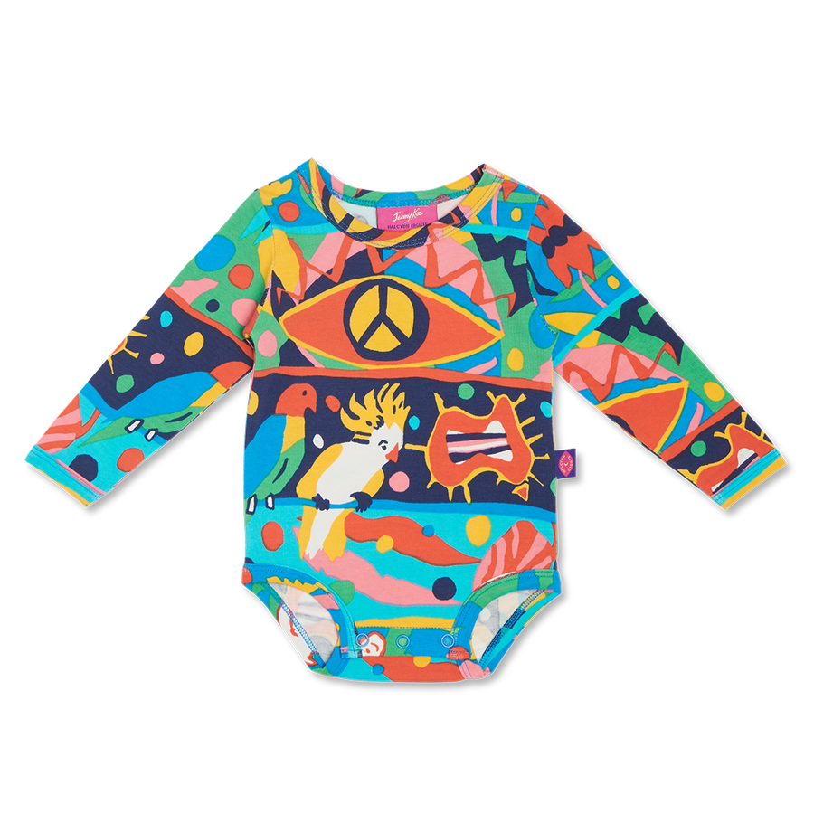 Bush Paradise Long Sleeve Bodysuit