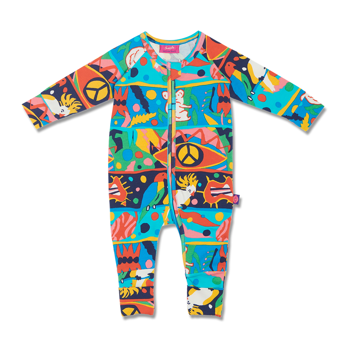 Bush Paradise Long Sleeve Romper