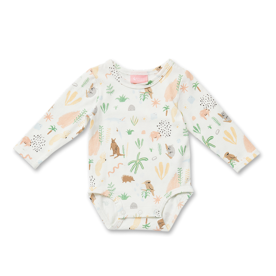 Long Sleeve Bodysuit / Outback Dreamers