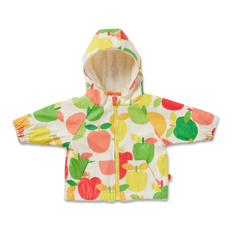 A Is For Apple Baby Kids Rain Jacket