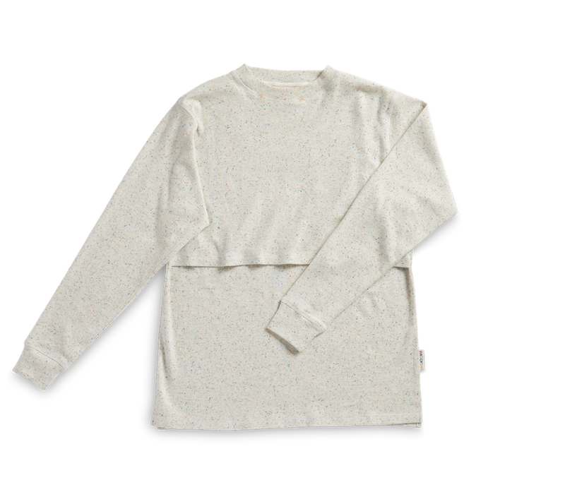 Silver Speckle - Organic Mama Long Sleeve T-Shirt